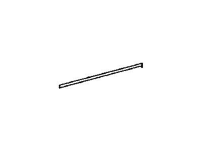 Toyota 75793-48020 Pad,  Front Door Outside Moulding,  Upper