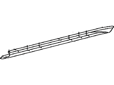 Toyota 75852-35060-J1 Moulding,  Rocker Panel,  Front LH
