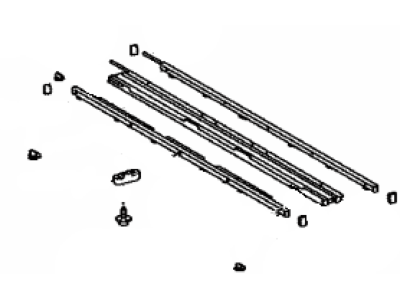 Toyota 64904-04020 Hinge Sub-Assy,  Tonneau Cover,  Front
