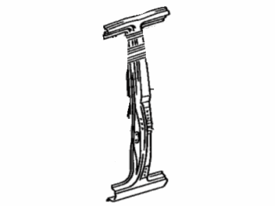 Toyota 60132-60020 Pillar Sub-Assembly, Center Body, Driver Side