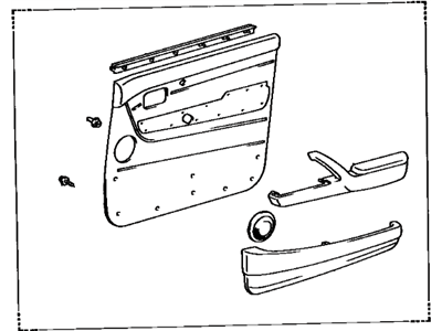 Toyota 67610-60710-B1 Trim Panel Assembly