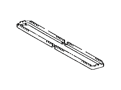Toyota 16443-61160 Plate,  Radiator Tank,  Lock,  Upper