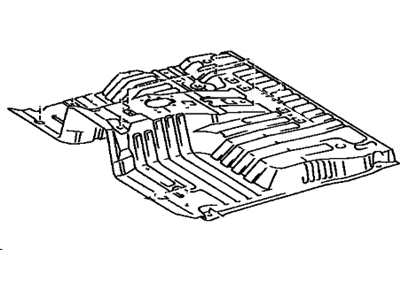 Toyota Land Cruiser Floor Pan - 58111-60290