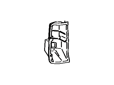 Toyota 81952-60010 Rear Cover, Passenger Side