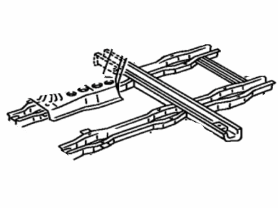Toyota 57606-60061 Crossmember Assembly