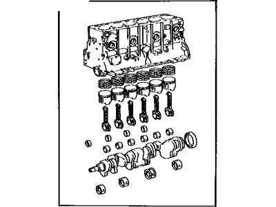 Toyota 11400-66040 Short Block