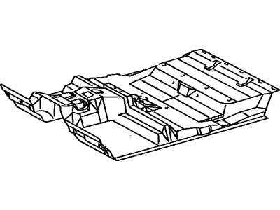 Toyota 58510-6A190-E0 Carpet Assy,  Front Floor,  Front