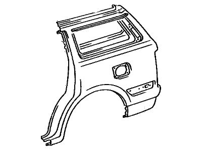 Toyota 60162-60061 Outer Panel