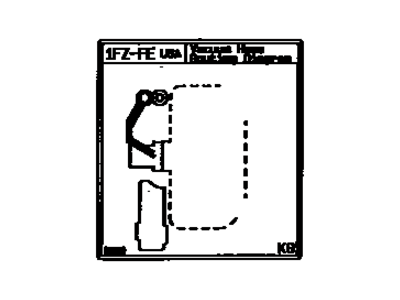 Toyota 17792-66030 Vacuum Diagram