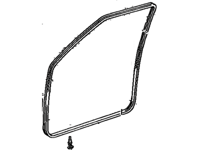 Toyota 67861-60071 Door Weatherstrip