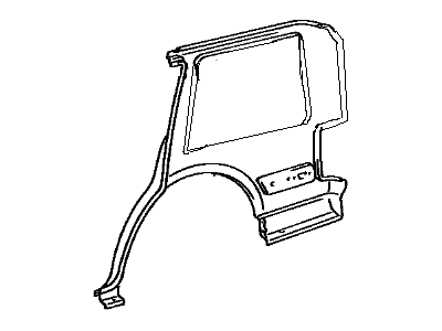 Toyota 60161-60071 Outer Panel