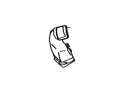 Toyota 55843-60040 Duct,  Heater To Register,  NO.1