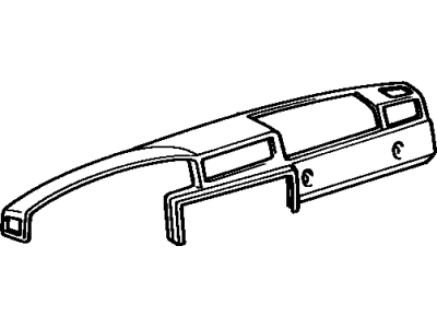 Toyota 55401-60150-E0 Pad Sub-Assembly, Instrument Panel Safety