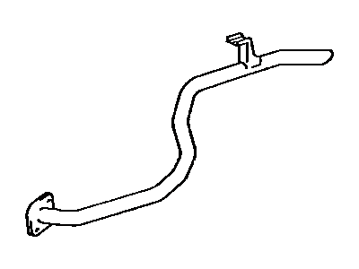 Toyota Land Cruiser Exhaust Pipe - 17405-61320