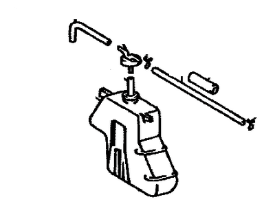 Toyota 16470-66020 Tank Assembly, Radiator Reserve