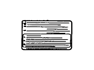 Toyota 36369-60190 Label