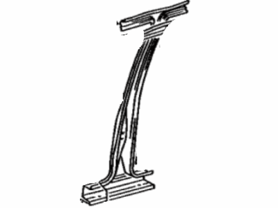 Toyota 60131-60020 Pillar Sub-Assembly, Center Body, Passenger Side