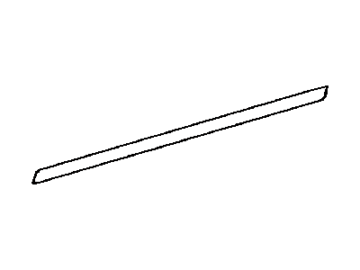 Toyota 75924-42010 Tape,  Black Out,  NO.2 LH