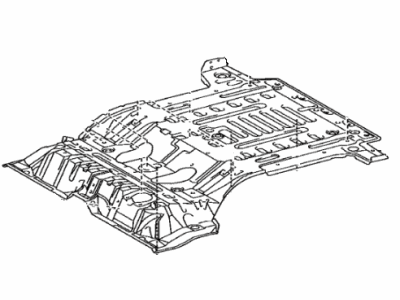 Toyota 58311-35090 Pan,  Rear Floor