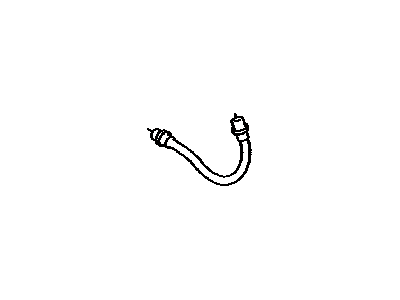 Toyota 90947-02D35 Hose,  Flexible,  NO.1(For Front)