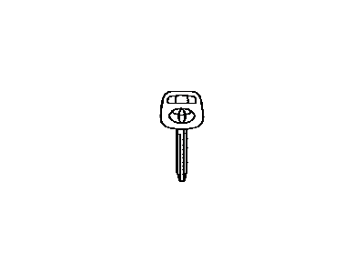 Toyota 90999-00251 Key,  Blank