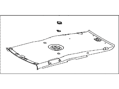Toyota 63311-35410-B0 Headlining,  Roof
