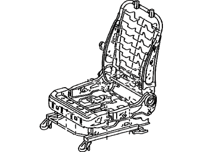 Toyota 71110-35170 Frame Assembly, Front Seat W/Adjuster, Passenger Side