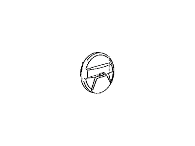Toyota 64771-35031 Cover,  Spare Wheel