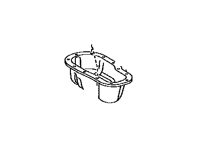 Toyota 12102-31010 Pan Sub-Assy,  Oil,  NO.2