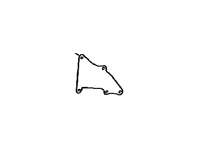 Toyota 53886-60030 Shield,  Front Fender Splash,  Rear RH