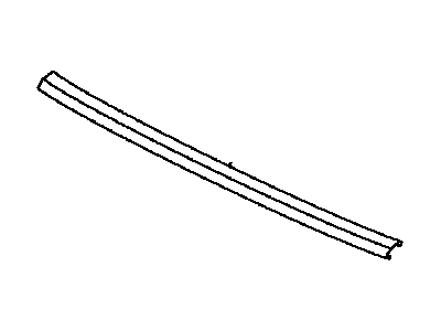 Toyota 75503-35010 Moulding Sub-Assy,  Windshield,  Outside Upper