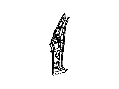 Toyota 61108-35060 Reinforce Sub-Assembly, Front Body Pillar, Lower Side