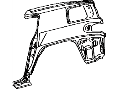 Toyota 61611-35251 Panel,  Quarter,  RH