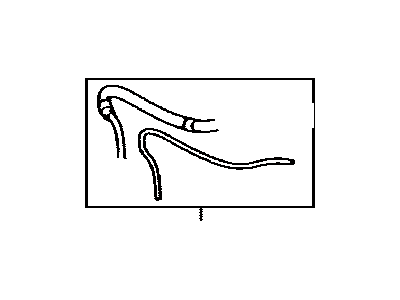 Toyota 41533-35100 Tube Sub-Assy,  Differential Lock Actuator Breather