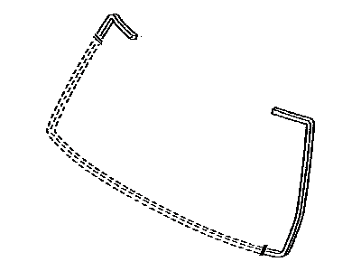 Toyota 56117-35070 Dam,  Windshield Glass Adhesive