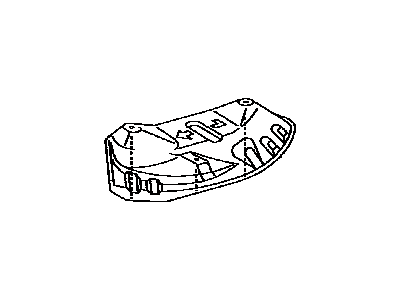 Toyota 58152-35010 Insulator Sub-Assy,  Center Floor Heat,  NO.2