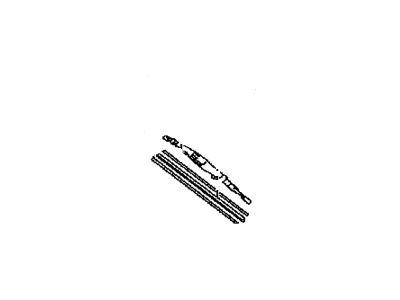 Toyota 85212-35090 Blade,  Front Wiper,  RH