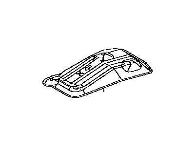Toyota 58327-35061 Insulator,  Main Muffler Heat