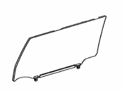 Toyota 68101-35222 Glass Sub-Assy,  Front Door,  RH