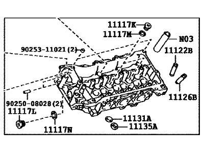 Toyota Cylinder Head - 11102-39226