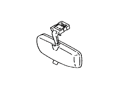 Toyota 87810-0WF50 Mirror Assy,  Inner Rear View