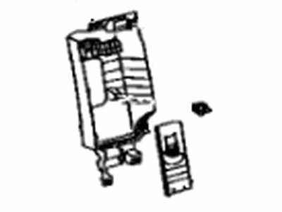Toyota 62411-35040-B0 Garnish, Center Pillar, Upper Passenger Side