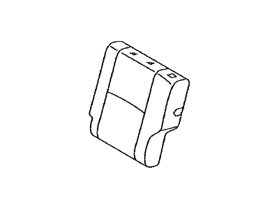 Toyota 71078-35753-G1 Cover,  Rear Seat Back,  LH(For Separate Type)