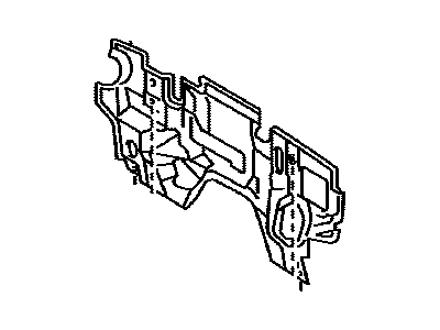 Toyota 55223-35071 Insulator,  Dash Panel,  Outer
