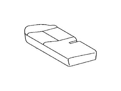 Toyota 71075-35A33-B3 Cover,  Rear Seat Cushion,  RH (For Separate Type)