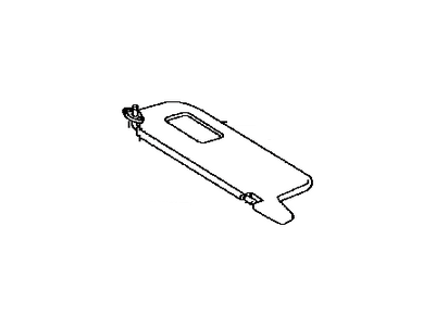Toyota 74310-3D031-B0 Visor Assy,  RH