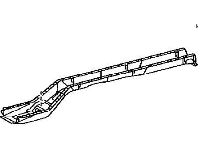 Toyota 57604-35020 Member Sub-Assembly, Rear Floor Side, Rear Driver Side