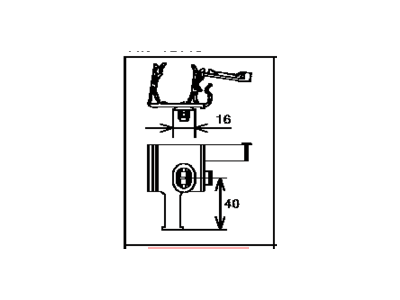 Toyota 82711-60600 Clamp, Wiring Harness