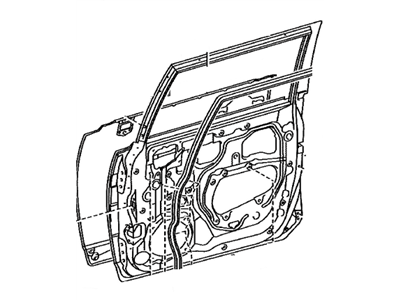 Toyota 67001-35591 Panel Sub-Assembly, Front Door, Passenger Side
