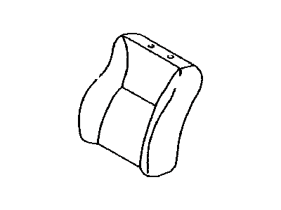 Toyota 71074-06420-B0 Cover,  Front Seat Back,  LH(For Separate Type)